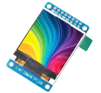 1,44-дюймовый 8-контактный модуль ЖК-экрана SPI TFL ST7735 с контроллером 3,3 В 5 В 128 (RGB) * 128