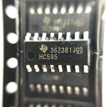 10 шт./лот SN74HC595DR Маркировка Регистра сдвига HC595 Одиночный 8-битный Последовательный/Параллельный 16-контактный SOIC T/R