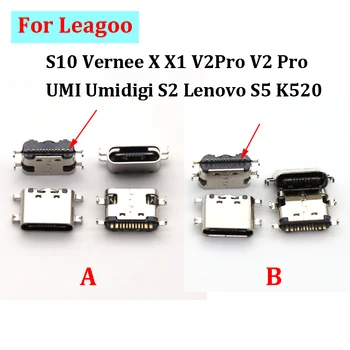 10шт USB Зарядное Устройство Док-Станция Для Зарядки Разъем Для Leagoo S10 Vernee X X1 V2Pro V2 Pro UMI Umidigi S2 Lenovo S5 K520 Type C Штекер