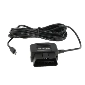 12 В/от 36 В до 5 В Автомобильный кулачковый инверторный кабель Micro USB с правой головкой