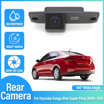 140 Градусов HD CCD Высокое качество RCA 1080x720P Автомобильная Камера Заднего Вида Для Hyundai Avega Brio Super Pony 2005 ~ 2011