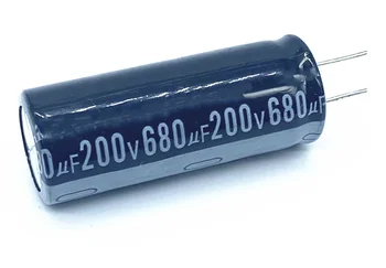 2 шт./лот 680 МКФ 200 В 680 МКФ алюминиевый электролитический конденсатор размер 18*50 200V680UF 20%
