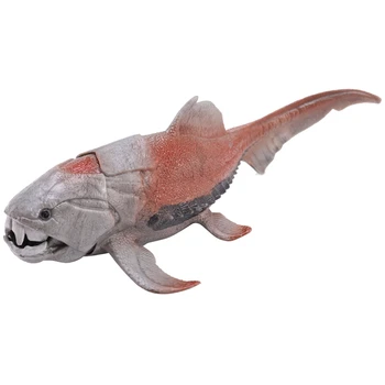 20-сантиметровая игрушка-модель динозавра Dunkleosteus, украшение в виде рыбы-динозавра, фигурка, игрушки для детей, коллекция Brinquedos