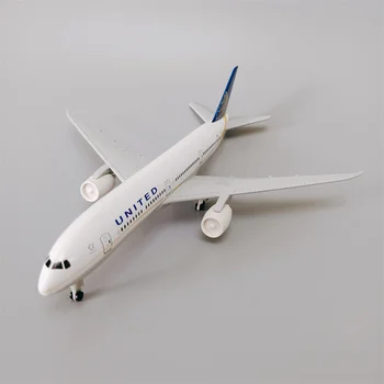 20 СМ Легкосплавный Металл American USA Air UNITED Airlines B787 Boeing 787 Модель самолета Airways Модель самолета на заказ с колесами Самолет