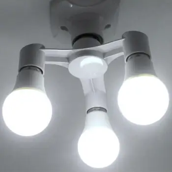 3 дюйма 1/4 дюйма 1/5 дюйма 1 от E27 к гнезду E27 светодиодная лампа держатель адаптера для лампы накаливания