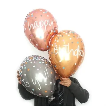 3 шт./компл. Большой воздушный шар из алюминиевой фольги, тема вечеринки по случаю дня рождения, плавающий гелиевый воздушный шар, украшение