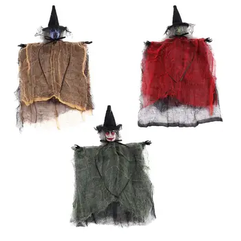 3 штуки подвесных украшений для ведьм на Хэллоуин, подвесной кулон с привидением для двора