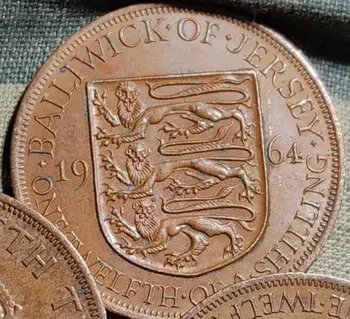 31mm Jersey coin original настоящая коллекция