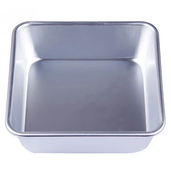 4-Дюймовая Квадратная форма для торта из алюминиевого сплава, форма для торта, Формы для выпечки, Инструменты для украшения выпечки
