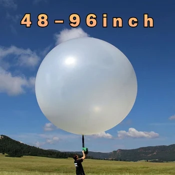 48-96-дюймовые латексные воздушные шары, большой воздушный шар для душа ребенка, Белый цвет, День рождения, Свадебное украшение, шарик для взрыва, Белый, красный цвет