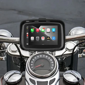 5-дюймовый мотоциклетный GPS-навигатор CarPlay IPX7 Автомобильные мониторы Android Auto Touch Наружный водонепроницаемый внешний автомобиль Moto CarPlay