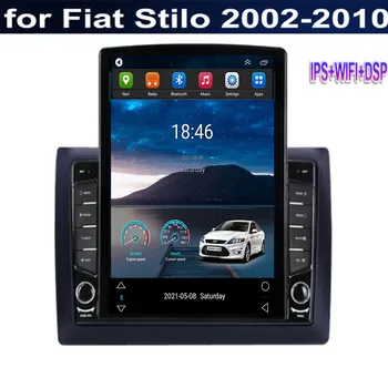 5GLTE + WIFI Android 12 Для Fiat Stilo 2002-2009 2010 Tesla Type Автомобильный Радио Мультимедийный Видеоплеер Навигация GPS