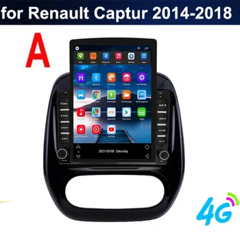 Android Для Renault Captur 2014 2015 2016 2017 2018-2028 Tesla Тип Автомобиля Радио Мультимедийный Видеоплеер Навигация GPS RDS без dvd
