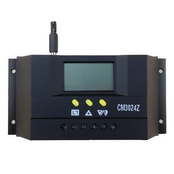 CM3024Z Регулятор режима зарядки 12V/24V 30A Солнечный контроллер Генератор Подключаемого напряжения LCD PWM