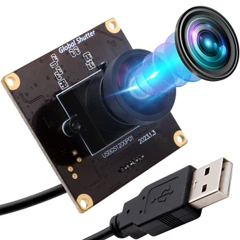 ELP 90fps 1200 P Глобальный Затвор USB Модуль Камеры Промышленная 38*38 мм Мини USB Камера для Windows Android Mac Linux Raspberry Pi
