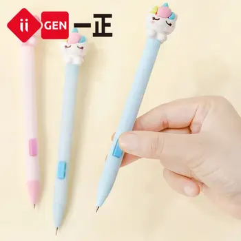 Iigen 2шт Мультяшный боковой пресс-автоматический карандаш Cute Pig Rabbit Высококачественный пресс-карандаш Креативный для школьных канцелярских принадлежностей