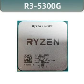 Ryzen 3 5300G R3 5300G 4 ГГц Четырехъядерный Восьмипоточный процессор мощностью 65 Вт CPU L3 = 8M 100-000000253 Socket AM4