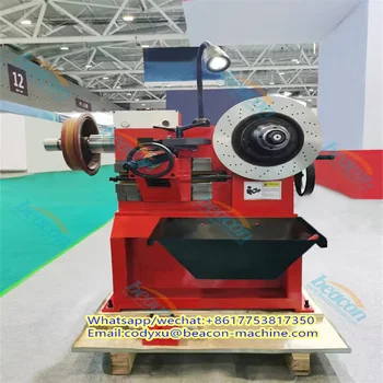 T8445 Высокоэффективный Китайский Поставщик Тормозного Токарного Станка для ремонта автомобильных барабанных дисков
