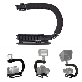 U C Образный держатель для Ручного стабилизатора Видео для DSLR камеры Nikon Sony и легкого Портативного SLR Steadicam для Gopro