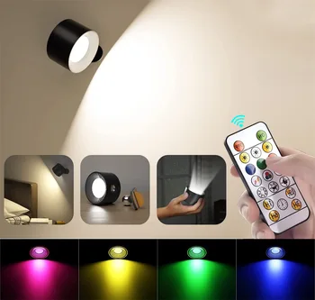 USB Перезаряжаемый светодиодный светильник, Сенсорный настенный светильник, настенный светильник для чтения, лампа с сенсорным управлением, USB Сенсорный светильник, сенсорное управление, Декоративный светильник