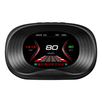Автоматический головной дисплей OBD2 GPS, автоэлектроника, проектор HUD, Цифровой автомобильный спидометр, аксессуары для 90% автомобилей