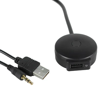 Автомобильный беспроводной аудиомодуль Bluetooth 1 шт. приемник AUX 3,5 мм и USB музыкальный кабель-адаптер для BMW Mini Cooper
