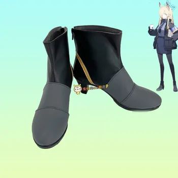 Аниме Игра Blue Archive Ogata Kanna Косплей Обувь Для Вечеринок Короткие Сапоги