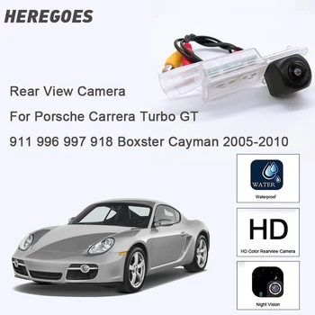 Беспроводная камера заднего вида Fisheye Резервная парковка Динамическое ночное видение для Porsche Carrera Turbo 911 996 997 918 Boxster Cayman