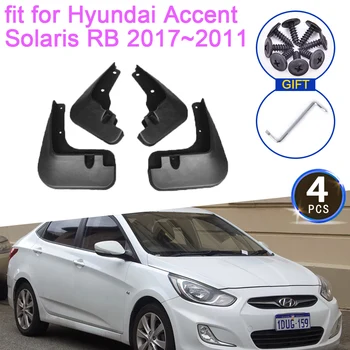 Брызговик Для Hyundai Accent Solaris RB RC 2017 ~ 2011 Аксессуары Dodge Attitude Брызговики Защита Передних Задних Колес