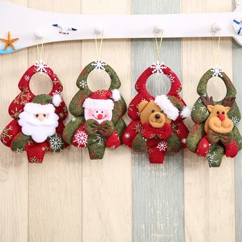 Веселые Рождественские украшения, рождественский подарок своими руками, Санта-Клаус, Снеговик, подвеска на елку, кукла, украшение для дома, Ноэль Натал, с Новым годом