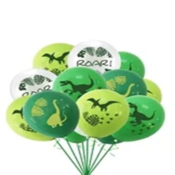 Горячая Распродажа Тема Динозавра 12 дюймов 10шт Латексный Воздушный шар для украшения вечеринки по случаю Дня рождения