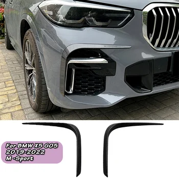 Для BMW X5 G05 X5 M50i M50d 40i 30d M Sport 2018-2023 Передний Бампер Ветрозащитный Нож Бампер Противотуманная Фара Решетка Радиатора Отделка Переднего Лезвия