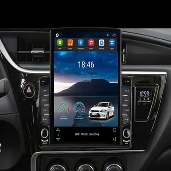 Для Tesla Style 2Din Android 12 Автомагнитола для Toyota Corolla 11 Auris E180 2017 2018 + Мультимедийный видеоплеер GPS Стерео Carplay