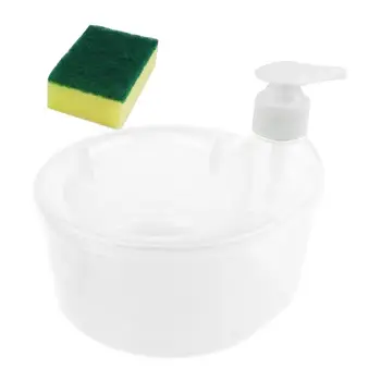 Дозатор жидкого мыла 2 В 1 для кухонной столешницы, дозатор мыла для мытья посуды, дозатор мыла для рук с губками Для ванных комнат, кухонь