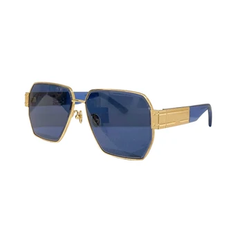 Золотисто-металлическая квадратная Большая оправа Высококачественные Женские оптические очки для близорукости по рецепту S2U Модные мужские солнцезащитные очки