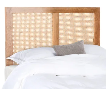 Изголовье кровати из Венского тростника SAFAVIEH Натуральная Мебель для спальни с двумя односпальными кроватями
