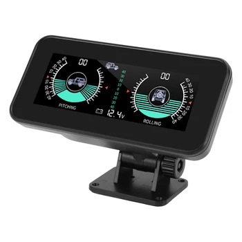 Измеритель наклона Сигнализация Автомобильный инклинометр Монитор реального времени для автомобиля
