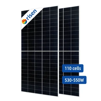 Китайский производитель Risen Brand Mono Солнечная Панель мощностью 530 Вт, 535 Вт, 540 Вт, 545 Вт, 550 Вт, 555 Вт Фотоэлектрические Панели
