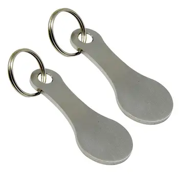 Ключ для корзины Покупок Прочные Жетоны для тележки с кольцами для ключей Брелоки для корзин для покупок Украшения для мужчин и женщин