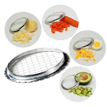 Кухонный Многофункциональный креативный резак из нержавеющей стали, Инструмент для приготовления салата, Измельчитель яиц, Измельчитель яиц вкрутую