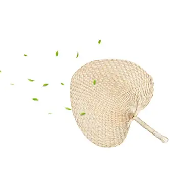 Легкий винтажный литературный вентилятор Pupa ручной работы Summer Brown Leaf Big Pu Fan, портативный уличный прохладный инструмент, ручной вентилятор из пальмовых листьев