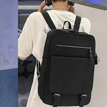 Лидер продаж, новый мужской рюкзак, многофункциональная водонепроницаемая сумка, мужской деловой рюкзак для ноутбука, USB-сумка для зарядки, повседневный рюкзак из искусственной кожи