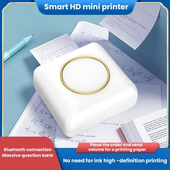 Мини-принтер C20 с Bluetooth высокой четкости, термобумага, многофункциональная машина для наклеивания этикеток, самоклеящийся 2D-принтер этикеток
