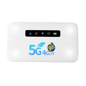 Мобильный Wi-Fi роутер, портативная мобильная точка доступа Wi-Fi CAT4 150 Мбит/с, аккумулятор емкостью 2600 мАч со слотом для SIM-карты для путешествий на свежем воздухе