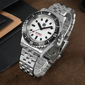 Модные мужские часы San Martin для дайвинга Miyota 8215, оригинальный автоматический механический браслет, водонепроницаемый, 20 бар, сапфировый, светящийся BGW9