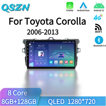 Мультимедийный плеер головного устройства 2 DIN для TOYOTA 2006-2013 COROLLA Car Video с Bluetooth Android Carplay Navigation GPS