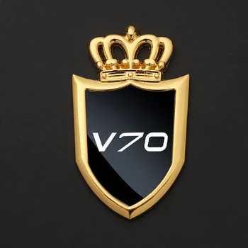 Наклейки на автомобильные значки, боковые стекла, наклейки на металлический кузов, автомобильные аксессуары для Volvo V70 с логотипом