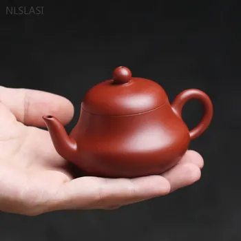 Небольшой емкости Dahongpao Beauty Teapot Исин Фиолетовый Глиняный Фильтр Для Заварки Чая Принадлежности Для Китайской Чайной Церемонии Традиционная Чайная Посуда
