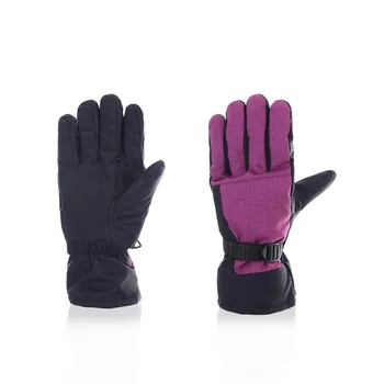 Новые лыжные перчатки для женщин и мужчин, противоскользящие, из искусственной кожи, плюша, спорт на открытом воздухе, Велоспорт, Альпинизм, зимние варежки, водонепроницаемые перчатки