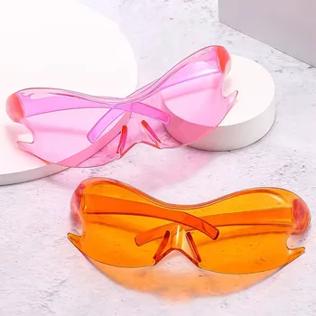 Новые мужские солнцезащитные очки Y2K One Piece для велоспорта на открытом воздухе Для женщин, солнцезащитные очки для движения, мужские очки для вождения, очки для рыбалки UV400 Oculos De Sol